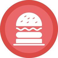 Burger-Sandwich-Vektor-Icon-Design vektor