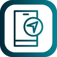 Navigations-App-Vektor-Icon-Design vektor