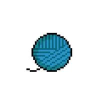 Seide Ball im Pixel Kunst Stil vektor