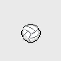 Volley Ball im Pixel Kunst Stil vektor