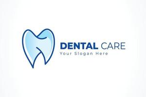 dental klinik logotyp mall vektor