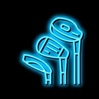 Golf Vereine Neon- glühen Symbol Illustration vektor