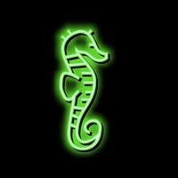 Schlittschuh Ozean Neon- glühen Symbol Illustration vektor