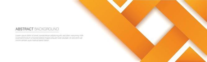 modern orange linje banner. vektor illustration