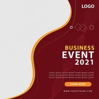 Business Promotion und Corporate Social Media Banner Vorlage vektor