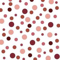 rosa polka punkt mönster vektor