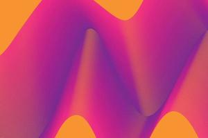 abstrakt Rosa Welle auf Orange Hintergrund. abstrakt Welle Hintergrund zum Computer Hintergrund und Landung Buchseite. vektor