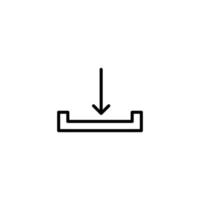 herunterladen Symbol mit Gliederung Stil vektor