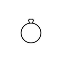 Ring Symbol mit Gliederung Stil vektor