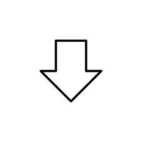 navigering ikon med översikt stil vektor