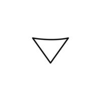schweben Symbol mit Gliederung Stil vektor