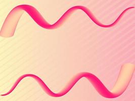 rosa flüssiger Hintergrund mit Streifen vektor