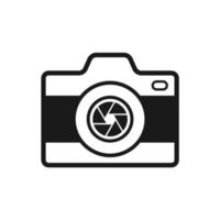 kamera ikon vektor logotyp mall