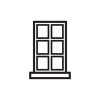 Fenster Symbol Vektor Logo Vorlage