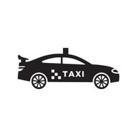 taxi ikon vektor logotyp mall