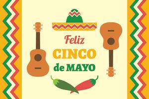 Cinco de Mayo bakgrund vektor