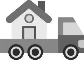 LKW-Vektorsymbol bewegen vektor