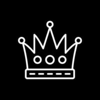 kung krona vektor ikon design