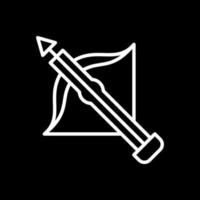 Armbrust-Vektor-Icon-Design vektor