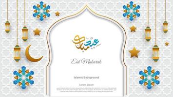 islamic bakgrund för ramadan kareem, eid mubarak, eid al-fitr, eid al-adha, etc. arab dekoration. vektor illustration