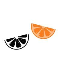 Scheibe Orange Logo oder Vektor im Vektor