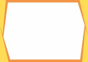 orange, Gelb und Weiß Dreiecke Farbe mit Streifen Linie Form. geeignet zum Sozial Medien Post und Netz Internet Anzeigen. Vorlage Layout. rahmen, Internatsschüler zum Text, Bild, Werbung. leeren Raum. vektor