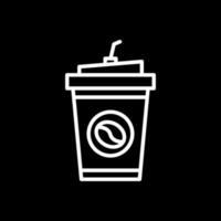 Kaffee zum Mitnehmen Vektor-Icon-Design vektor