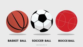 ett illustration av de form av en boll Begagnade i sporter sådan som fotboll, basketboll, och boccia, kan vara Begagnade för din design behov. vektor