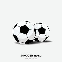 illustration av en fotboll boll, perfekt för ytterligare bilder med en fotboll tema. vektor