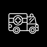 Krankenwagen-Vektor-Icon-Design vektor