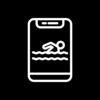 Schwimmen-Vektor-Icon-Design vektor