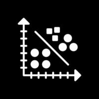Cluster-Analyse-Vektor-Icon-Design vektor