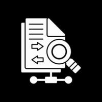 deskriptive Analytik-Vektor-Icon-Design vektor