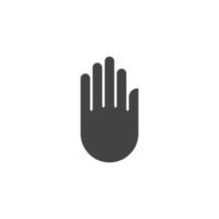 hand vård ikon mall vektor illustration