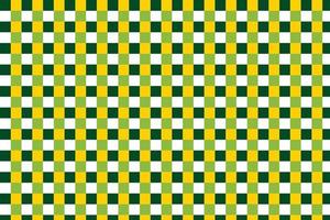 grön gingham mönster design, lämplig för klänningar, papper, bordsdukar, skjortor. vektor