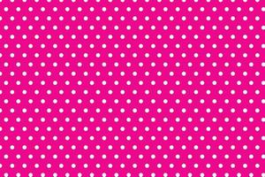rosa bakgrund vit polka prickar mönster design, lämplig för klänningar, papper, bordsdukar, skjortor. vektor