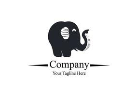 elefant s brev logotyp, lämplig för några företag vektor