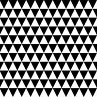 sömlös triangel mönster bakgrund med svart och vit Färg. vektor