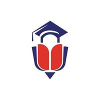 Bildung Bibliothek Marke, Symbol, Design, Grafik, minimalistisch.logo vektor