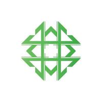 Grafik Motiv Logo eingängig Symbol Platz Ikonemodern Unternehmen, abstrakt Brief Logo vektor