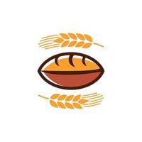 bröd logotyp logotyp varumärke, symbol, design, grafisk, minimalistisk.logotyp vektor