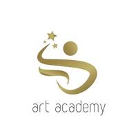 konst akademi logotyp4 varumärke, symbol, design, grafisk, minimalistisk.logotyp vektor