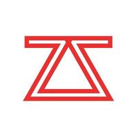 triangel se, ikon för kemi och magiker, catchy, röd flaska symbol vektor