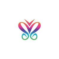 Schmetterling tätowieren Logo Marke, Symbol, Design, Grafik, minimalistisch.logo vektor