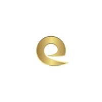 e golden Marke, Symbol, Design, Grafik, minimalistisch.logo vektor