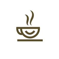 glücklich Kaffee Logo dw1 Marke, Symbol, Design, Grafik, minimalistisch.logo vektor