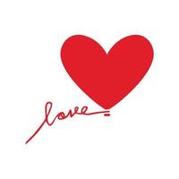 Liebe thematisch Bild, Liebe Logo, Vektor Bild zum T-Shirt und bekleidung Industrie