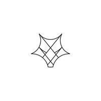 minimal Fuchs Logo Marke, Symbol, Design, Grafik, minimalistisch.logo vektor