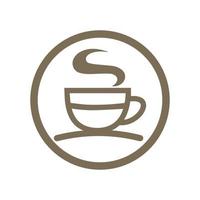 Kaffee Etikette Kaffee Abzeichen Kaffee Logo Design modern Unternehmen, abstrakt Brief Logo vektor