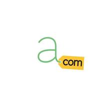 ein com Logo Konzept, Marke, kreativ einfach Symbol vektor